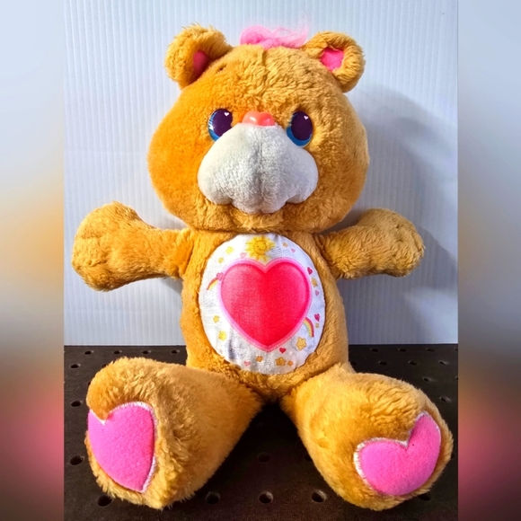 Vintage 1991 Kenner Care Bears Tenderheart Bear Plush 12” - Picture 1 of 5